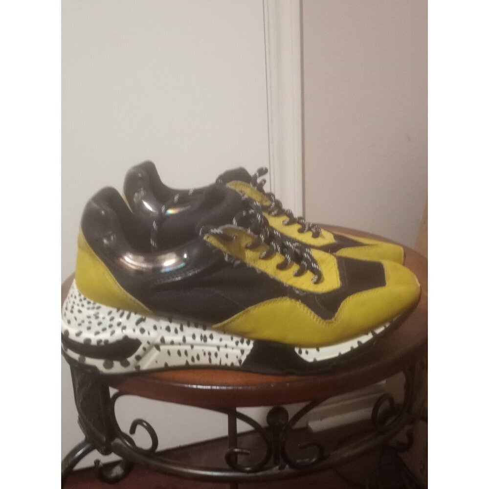 Women's Steve Madden Leopard Redel Low-Top Sneakers US Size 8M - Picture 1 of 12